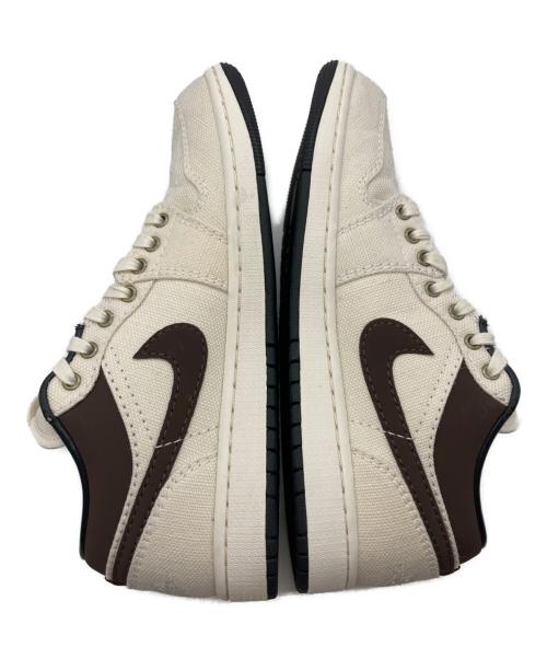 NIKE（ナイキ）NIKE (ナイキ) Air Jordan 1 Low/ハイカットスニーカー ブラウン×アイボリー サイズ:US9.5の古着・服飾アイテム