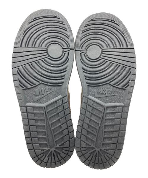 NIKE（ナイキ）NIKE (ナイキ) Air Jordan 1 Low/ハイカットスニーカー ブラウン×アイボリー サイズ:US9.5の古着・服飾アイテム
