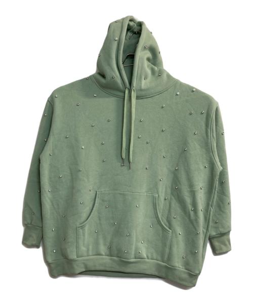 darich（ダーリッチ）Darich (ダーリッチ) ランダムビジューフーディ グリーン サイズ:ＦＲＥＥ 未使用品の古着・服飾アイテム