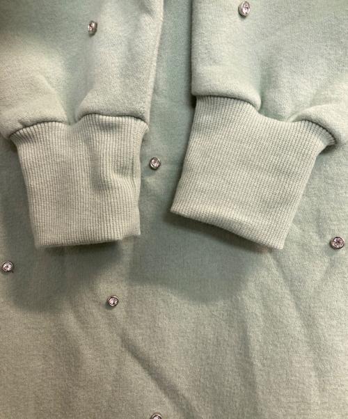 darich（ダーリッチ）Darich (ダーリッチ) ランダムビジューフーディ グリーン サイズ:ＦＲＥＥ 未使用品の古着・服飾アイテム