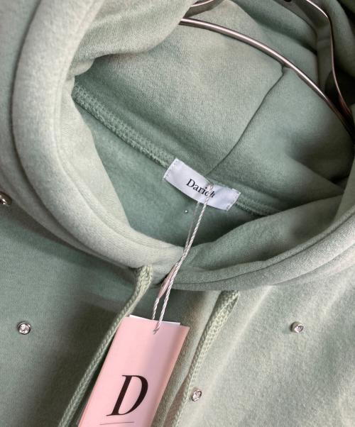 darich（ダーリッチ）Darich (ダーリッチ) ランダムビジューフーディ グリーン サイズ:ＦＲＥＥ 未使用品の古着・服飾アイテム