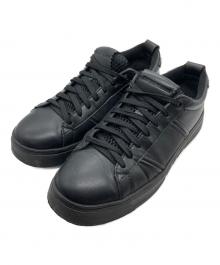 EMPORIO ARMANI（エンポリオ アルマーニ）の古着「ローカットスニーカー」｜ブラック