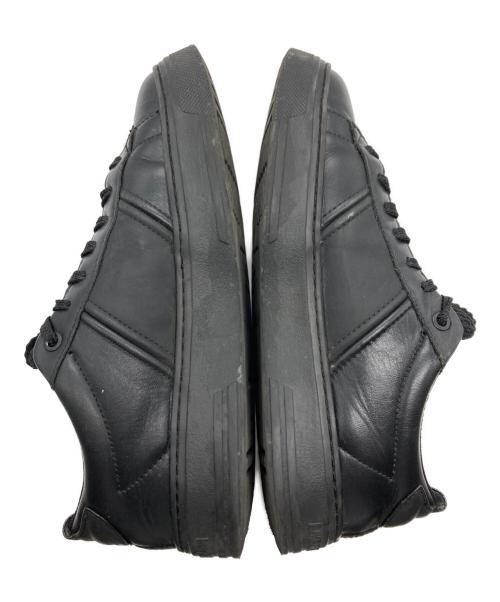 EMPORIO ARMANI（エンポリオ アルマーニ）EMPORIO ARMANI (エンポリオ アルマーニ) ローカットスニーカー ブラック サイズ:US7の古着・服飾アイテム