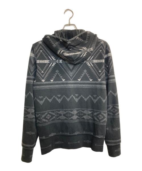 POLO RALPH LAUREN（ポロ・ラルフローレン）POLO RALPH LAUREN (ポロ・ラルフローレン) ネイティブ柄ジップパーカー ブラック サイズ:Sの古着・服飾アイテム