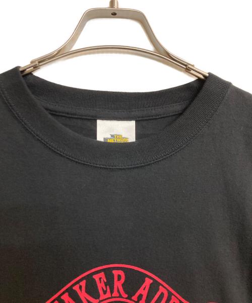 THE NETWORK BUSINESS（ザネットワークビジネス）THE NETWORK BUSINESS (ザネットワークビジネス) WING FOOT BRED S/S TEE ブラック サイズ:ＸＬの古着・服飾アイテム