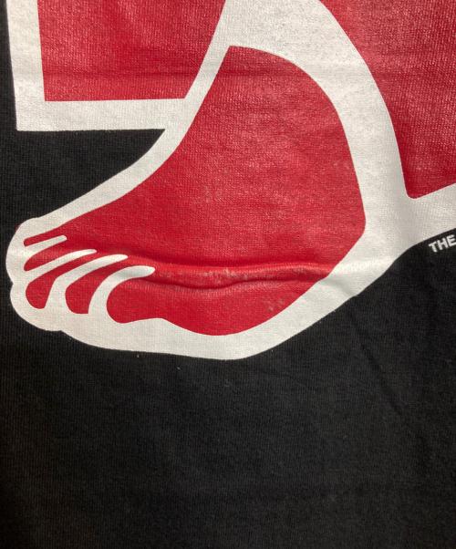 THE NETWORK BUSINESS（ザネットワークビジネス）THE NETWORK BUSINESS (ザネットワークビジネス) WING FOOT BRED S/S TEE ブラック サイズ:ＸＬの古着・服飾アイテム