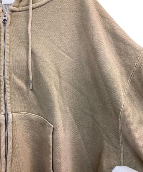 soerte（ソエルテ）soerte (ソエルテ) ダブルジップパーカー ブラウン サイズ:3の古着・服飾アイテム