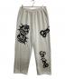 X-LARGE（エクストララージ）の古着「ALLOVER PRINTED SWEAT PANTS」｜グレー