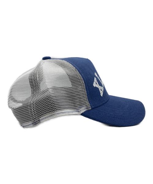 XLARGE（エクストララージ）XLARGE (エクストララージ) RHINESTONE LOGO MESH CAP ネイビー サイズ:ONE SIZEの古着・服飾アイテム