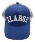 XLARGE (エクストララージ) RHINESTONE LOGO MESH CAP ネイビー サイズ:ONE SIZE：5000円
