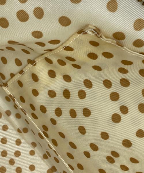 Kate Spade（ケイトスペード）Kate Spade (ケイトスペード) ストロートートバッグ ベージュ×アイボリーの古着・服飾アイテム