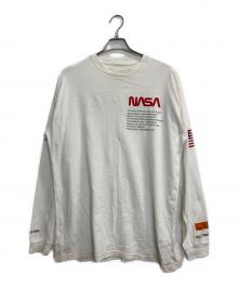 HERON PRESTON（ヘロンプレストン）の古着「長袖カットソー」｜ホワイト