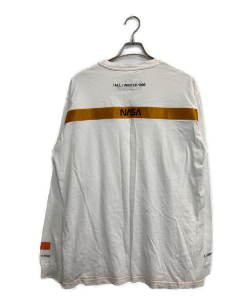HERON PRESTON（ヘロンプレストン）HERON PRESTON (ヘロンプレストン) 長袖カットソー ホワイト サイズ:Mの古着・服飾アイテム