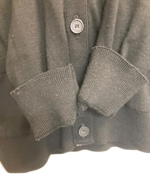 maison kitsune（メゾンキツネ）MAISON KITSUNE (メゾンキツネ) TRICOLOR FOX PATCH CLASSIC CARDIGAN ブラック サイズ:Lの古着・服飾アイテム