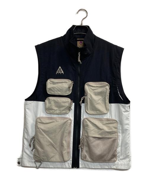 NIKE ACG（ナイキエーシージー）NIKE ACG (ナイキエーシージー) AS M NRG ACG VEST ブラック×ホワイト サイズ:Mの古着・服飾アイテム