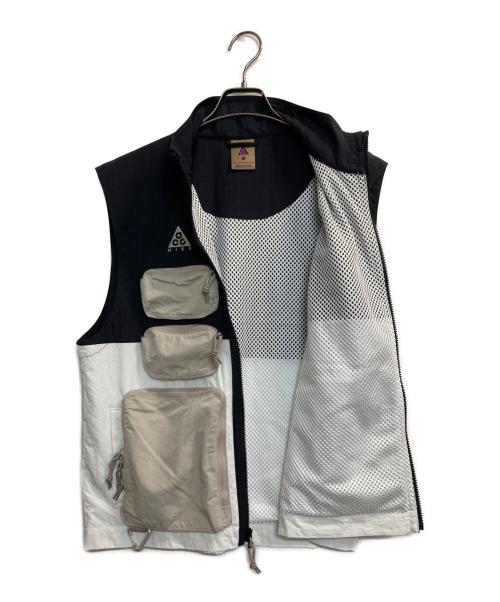 NIKE ACG（ナイキエーシージー）NIKE ACG (ナイキエーシージー) AS M NRG ACG VEST ブラック×ホワイト サイズ:Mの古着・服飾アイテム