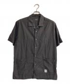 PAUL SMITHポールスミス）の古着「オープンカラーシャツ」｜グレー