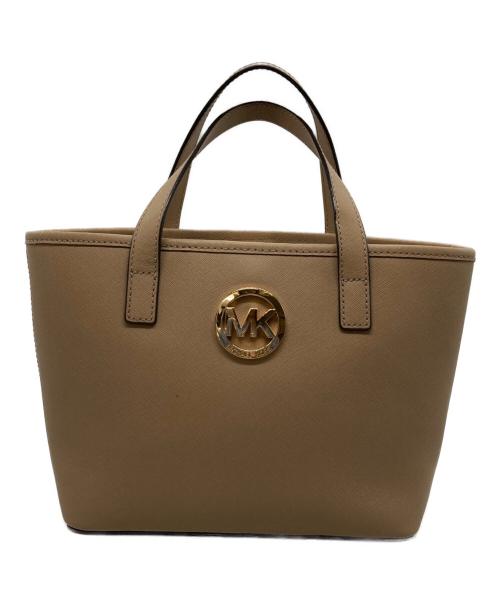 MICHAEL KORS（マイケルコース）MICHAEL KORS (マイケルコース) ハンドバッグ ベージュの古着・服飾アイテム