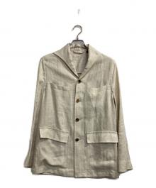 LARDINI（ラルディーニ）の古着「elleon linen jacket」｜ベージュ
