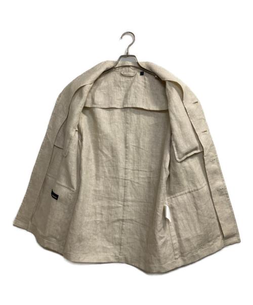LARDINI（ラルディーニ）LARDINI (ラルディーニ) elleon linen jacket ベージュ サイズ:Ｓの古着・服飾アイテム