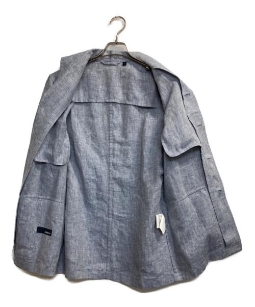 LARDINI（ラルディーニ）LARDINI (ラルディーニ) elleon linen jacket ブルー サイズ:Ｓの古着・服飾アイテム