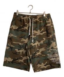 X-LARGE（エクストララージ）の古着「OLD ENGLISH WAFFLE SHORT PANTS」｜オリーブ