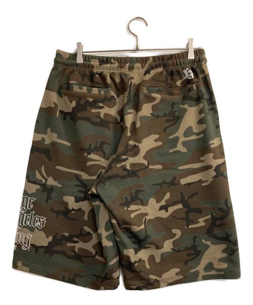 X-LARGE（エクストララージ）X-LARGE (エクストララージ) OLD ENGLISH WAFFLE SHORT PANTS オリーブ サイズ:ＸＬの古着・服飾アイテム