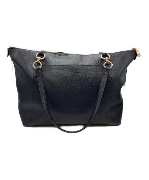 COACH（コーチ）COACH (コーチ) レザートートバッグ ネイビーの古着・服飾アイテム
