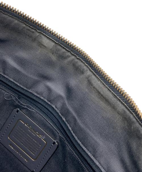 COACH（コーチ）COACH (コーチ) レザートートバッグ ネイビーの古着・服飾アイテム