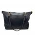 COACH (コーチ) レザートートバッグ ネイビー：8000円