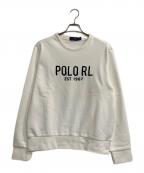 POLO RALPH LAURENポロ・ラルフローレン）の古着「ロゴスウェット」｜ホワイト