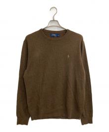 POLO RALPH LAUREN（ポロ・ラルフローレン）の古着「ウールニット」｜ブラウン