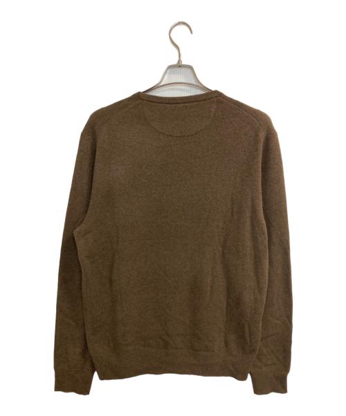 POLO RALPH LAUREN（ポロ・ラルフローレン）POLO RALPH LAUREN (ポロ・ラルフローレン) ウールニット ブラウン サイズ:Ｌの古着・服飾アイテム