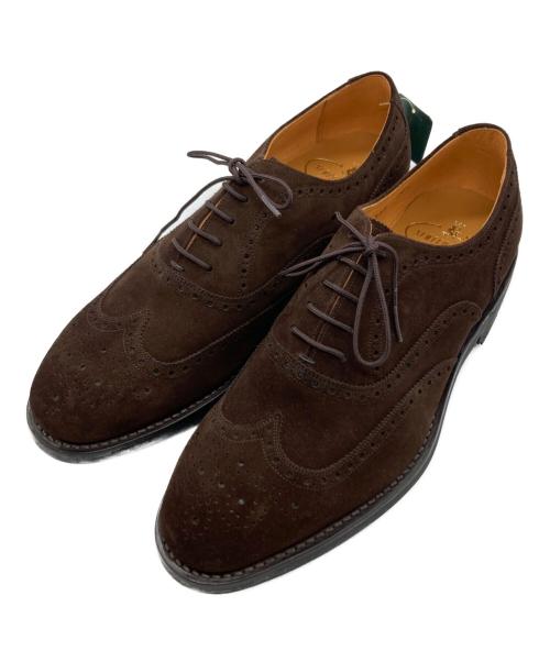 SCOTCH GRAIN（スコッチグレイン）SCOTCH GRAIN (スコッチグレイン) ウィングチップシューズ ブラウン サイズ:26.5の古着・服飾アイテム