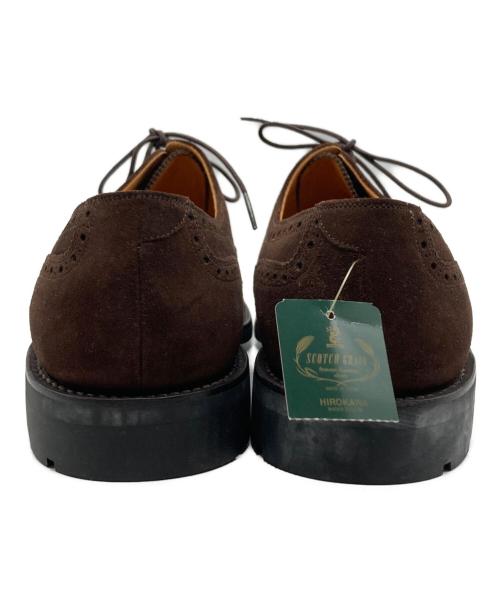 SCOTCH GRAIN（スコッチグレイン）SCOTCH GRAIN (スコッチグレイン) ウィングチップシューズ ブラウン サイズ:26.5の古着・服飾アイテム