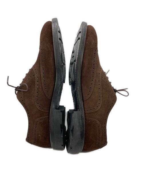 SCOTCH GRAIN（スコッチグレイン）SCOTCH GRAIN (スコッチグレイン) ウィングチップシューズ ブラウン サイズ:26.5の古着・服飾アイテム