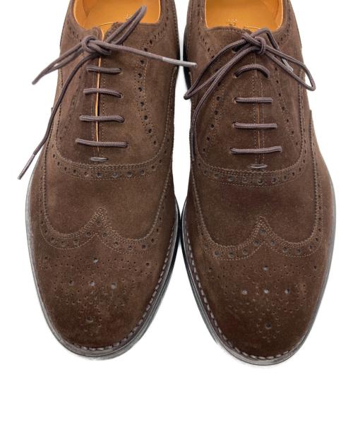 SCOTCH GRAIN（スコッチグレイン）SCOTCH GRAIN (スコッチグレイン) ウィングチップシューズ ブラウン サイズ:26.5の古着・服飾アイテム