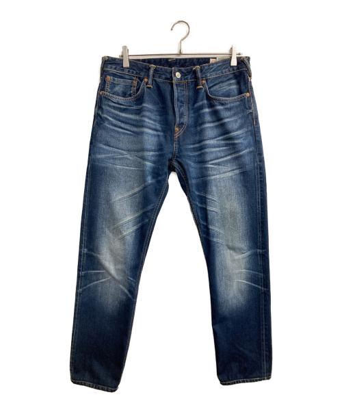 EVISU（エヴィス）EVISU (エヴィス) 2017 バックゴールドカモメデニムパンツ インディゴ サイズ:表記32×34(裾上げ有)の古着・服飾アイテム