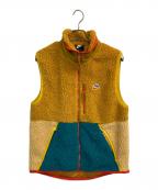 NIKEナイキ）の古着「AS M NSW HE VEST WINTER」｜イエロー×グリーン