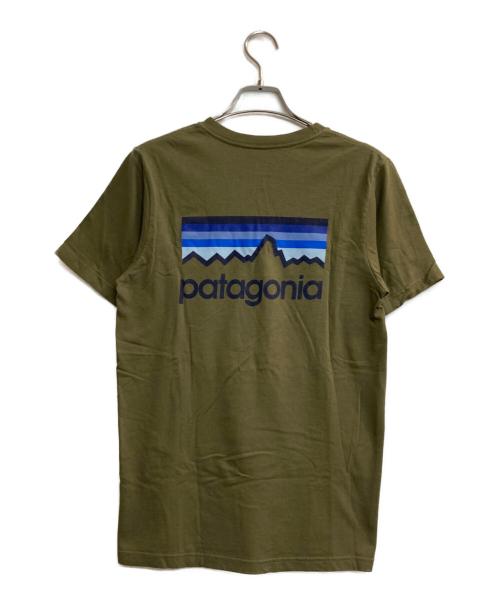 Patagonia（パタゴニア）Patagonia (パタゴニア) ベーシックカットソー カーキ サイズ:ＸＳの古着・服飾アイテム