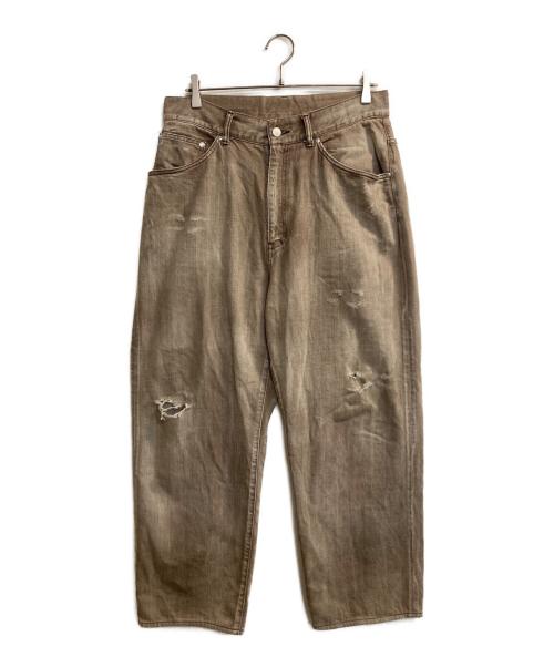 ANCELLM（アンセルム）ANCELLM (アンセルム) P/TAPERED 5P DENIM PANTS ブラウン サイズ:2の古着・服飾アイテム