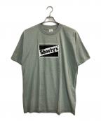 Murinaムリナ）の古着「ロゴプリントTシャツ」｜グリーン