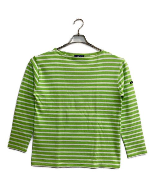 SAINT JAMES（セントジェームス）SAINT JAMES (セントジェームス) バスクシャツ グリーン サイズ:Mの古着・服飾アイテム