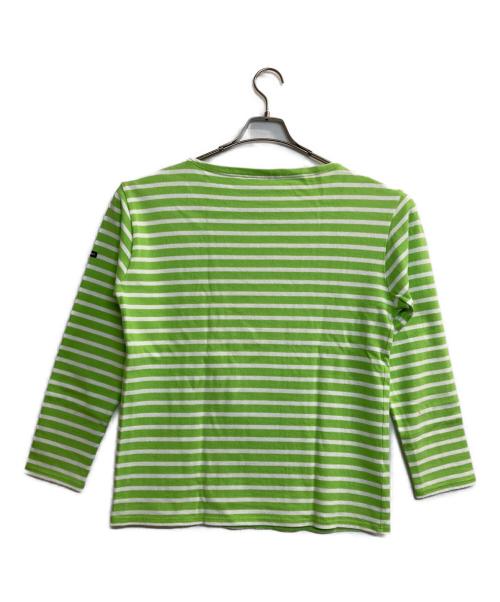 SAINT JAMES（セントジェームス）SAINT JAMES (セントジェームス) バスクシャツ グリーン サイズ:Mの古着・服飾アイテム