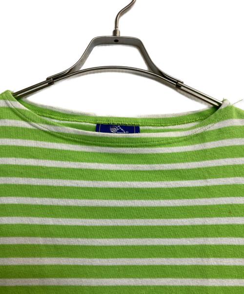 SAINT JAMES（セントジェームス）SAINT JAMES (セントジェームス) バスクシャツ グリーン サイズ:Mの古着・服飾アイテム
