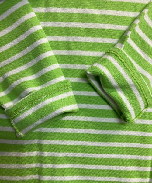 SAINT JAMES（セントジェームス）SAINT JAMES (セントジェームス) バスクシャツ グリーン サイズ:Mの古着・服飾アイテム