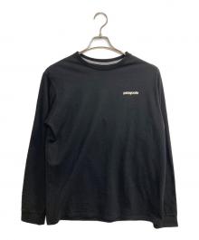 Patagonia（パタゴニア）の古着「メンズ・ロングスリーブ・P-6ロゴ・レスポンシビリティー」｜ブラック