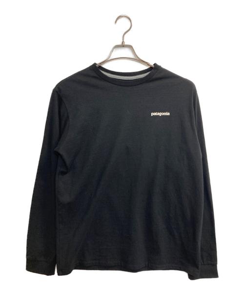 Patagonia（パタゴニア）Patagonia (パタゴニア) メンズ・ロングスリーブ・P-6ロゴ・レスポンシビリティー ブラック サイズ:Ｍの古着・服飾アイテム