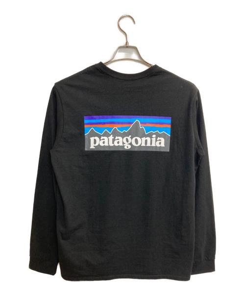 Patagonia（パタゴニア）Patagonia (パタゴニア) メンズ・ロングスリーブ・P-6ロゴ・レスポンシビリティー ブラック サイズ:Ｍの古着・服飾アイテム