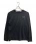 Patagonia（パタゴニア）の古着「メンズ・ロングスリーブ・P-6ロゴ・レスポンシビリティー」｜ブラック